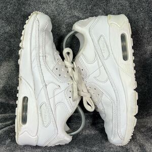 Nike Air Max 90 GS Youth Shoes White Size US 6.5Y / Women size 8